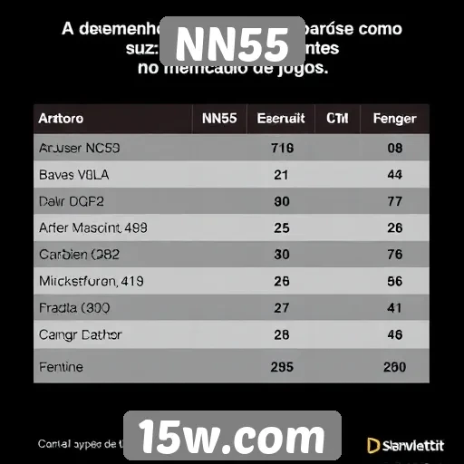 Comparativo entre NN55 e seus concorrentes